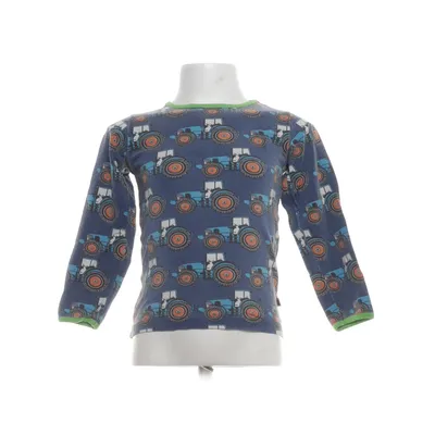 Långärmad t-shirt (Blå, Flerfärgad) från Småfolk Bomull, Modal, Elastan