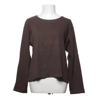 Langærmet t-shirt (Brun) fra Montego Bomuld, Elastan
