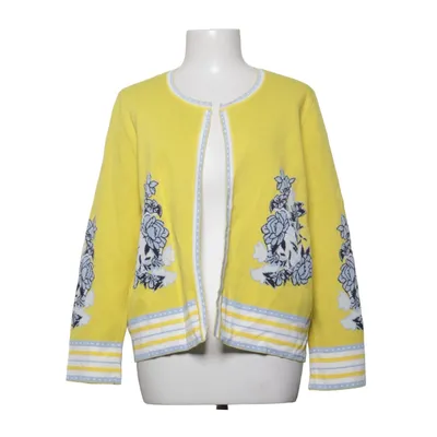 Cardigan (Gul, Flerfarvet) fra Rich & Royal Polyamid, Viscose