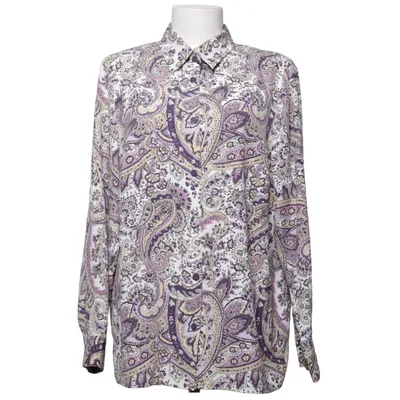 Blus (Lila, Beige, Vit) från Erfo Polyester
