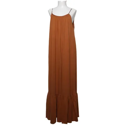 Maxikjole (Brun) fra Zara Collection Bomuld, Polyester