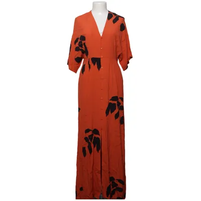 Maxi dress (Orange, Black) from WERA Viscose