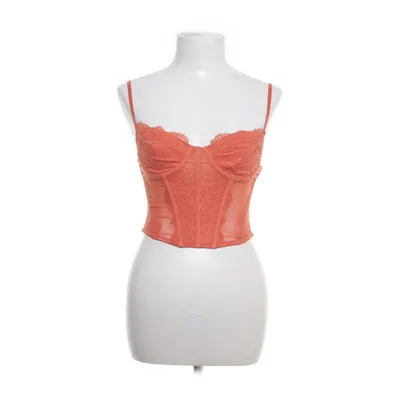 Crop top (Orange) fra White Fox Elastan, Nylon