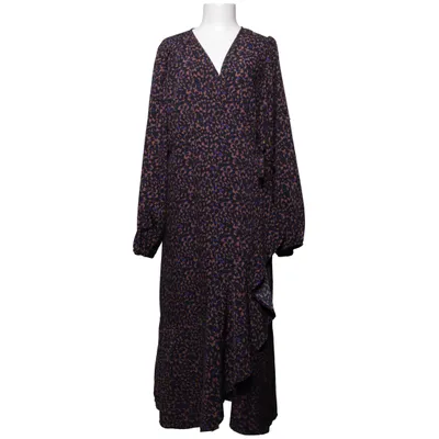 Wickelkleid (Schwarz, Blau, Beige) von Pernilla Wahlgren Design Polyester
