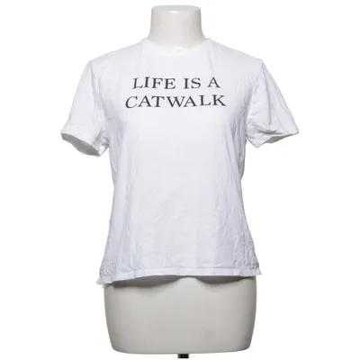 T-shirt (Wit) van Zara Trafaluc Katoen