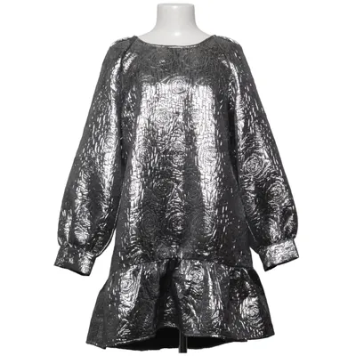 Kleid (Silber) von Sofie Schnoor Baumwolle, Metallfaser, Polyester