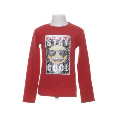 Långärmad t-shirt (Röd, Flerfärgad) från Emoji