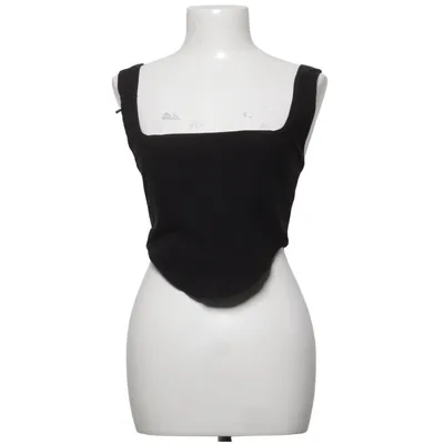 Crop top (Zwart) van NLY Trend Katoen, Elastaan, Viscose