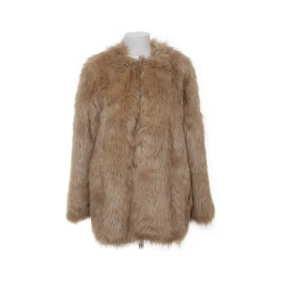 Pelsjakke (Beige) fra Zara Trafaluc Akryl, Polyester