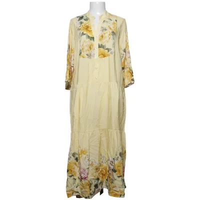 Robe longue (Jaune, Multicolore) de Gemini Viscose