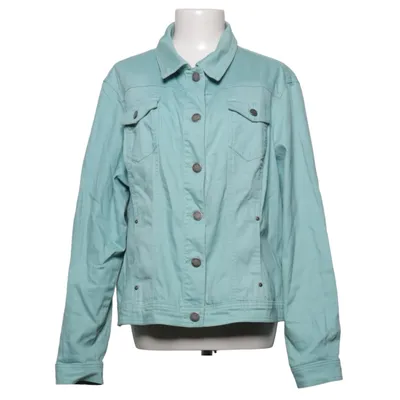 Jeansjacke (Grün) von Woman by Tchibo Baumwolle, Elasthan, Polyester