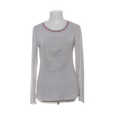Långärmad t-shirt (WLS00085 WLS SKULL) från Key Largo Polyester, Viskos