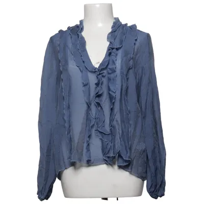 Blouse (Blauw) van Zara Lyocell, Polyamide