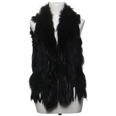 Bont gilet (Zwart) van Hollies Stockholm Leer