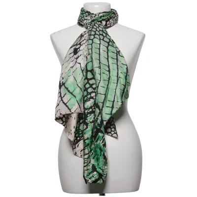 Shawl (Green, Black, Beige) from Bella Ballou Silk