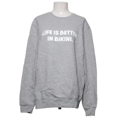 Sweatshirt (Grå) fra Bikini Økologisk bomuld, Genanvendt polyester