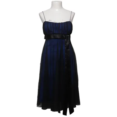 Robe de cocktail (Bleu, Noir) de Donna Morgan Polyester, Soie