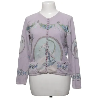 Cardigan (Violet, Multicolore) de Blumarine Cachemire, Laine
