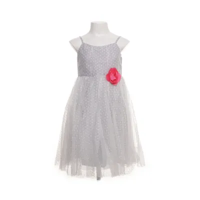 Bloemenmeisjes jurk (Wit, Grijs) van H&M Katoen, Polyester
