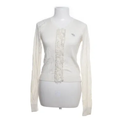 Tröja (Vit) från Abercrombie & Fitch Bomull, Nylon, Viskos
