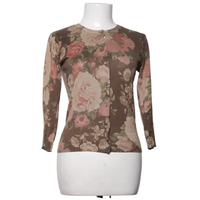 Cardigan (Marron, Multicolore) de Lauren Ralph Lauren Coton, Soie