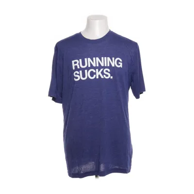 T-shirt (Blue) from Nike Cotton, Polyester, Viscose