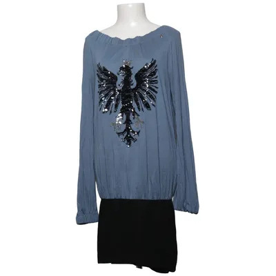 Dress (Blue, Black) from Denny Rose Elastane, Polyamide, Viscose
