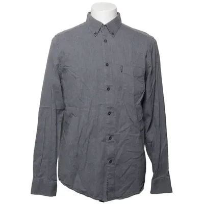 Buttondown-skjorta (Grå) från Ben Sherman Bomull