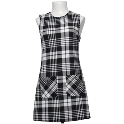 Dress (Black, White) Polyester