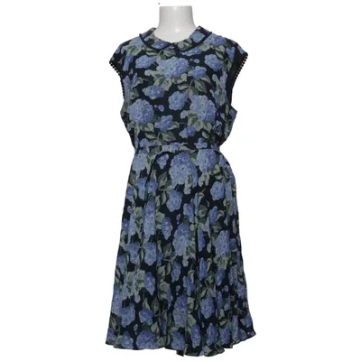 Robe (Bleu, Noir, Multicolore) de Hobbs Polyester, Soie