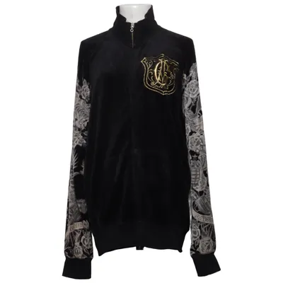Trainingsjacke (Schwarz, Gold) von Christian Audigier Baumwolle, Polyester