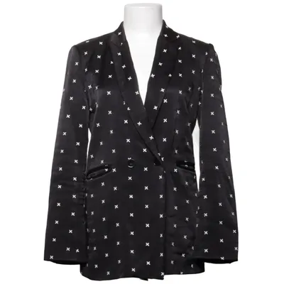 Kavaj (Svart, Vit) från Sandro Bomull, Viskos