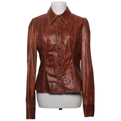 Leren jack (Bruin) van Plein Sud Jeans Leer