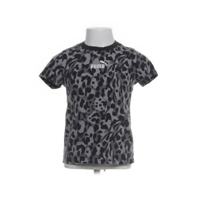 T-shirt (Grå, Sort, Hvid) fra Puma Bomuld, Polyester