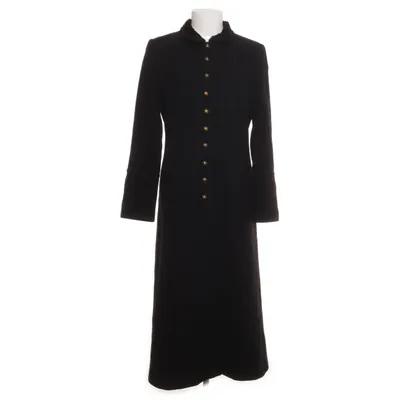 Coat (Black) from In Linea Polyamide, Polyester, Wool