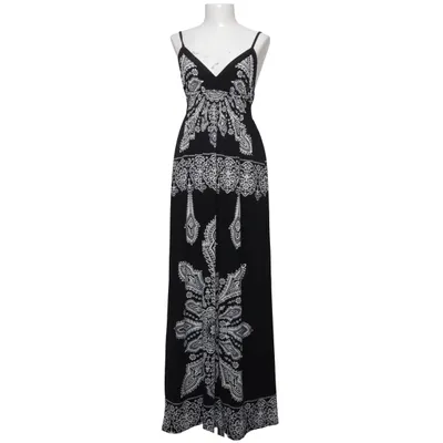 Maxi jurk (Zwart, Wit) van Stella Morgan Elastaan, Polyester
