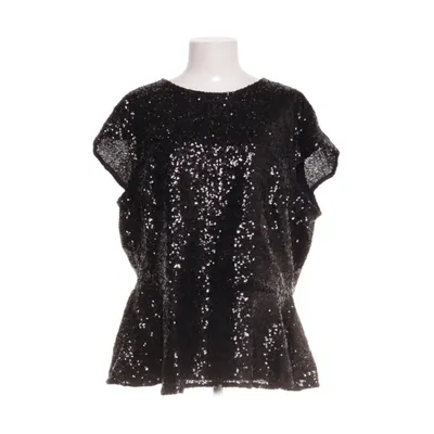 Peplum top (Black) from ASOS Curve Nylon, Polyester