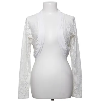 Bolero (White) from Ann Christine Elastane, Polyester, Viscose