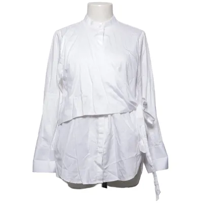 Blouse portefeuille (Blanc) de Sleek Atelier Coton