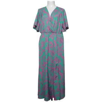 Maxi dress (Green, Purple) from Shein Curve Polyester