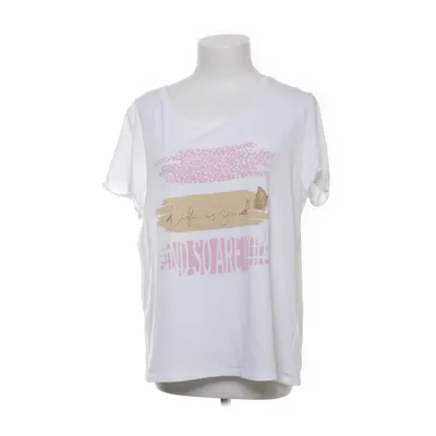 T-shirt (Vit, Rosa, Guldfärgad) från More & More Bomull, Elastan, Modal