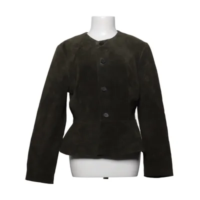 Leather jacket (Green) from Zara Leather