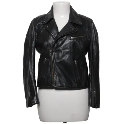 Veste de motard (1313 Biker) de Ganni Coton, Cuir, Polyester