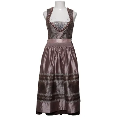 Dirndl (Beige, Multicolored) from Dollinger Cotton, Metallic fiber, Polyamide, Polyester
