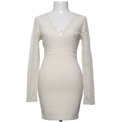 Jurk (Beige) van Windsor Katoen, Polyamide