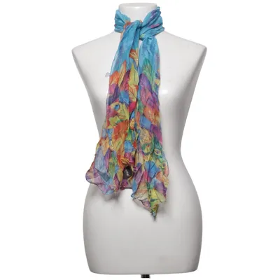 Shawl (Blue, Multicolored) from No Name Viscose