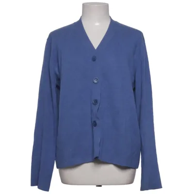 Cardigan (Blue) from Holebrook Merino wool