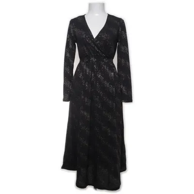 Mammaklänning (Svart, Guldfärgad) från ONLY Maternity Elastan, Polyester