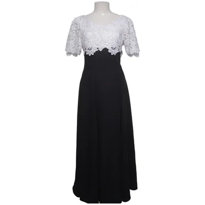 Evening gown (Black, White) from Agnes Polyester
