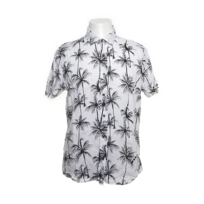 Short sleeve shirt (Black, White) from Frederik Anderson Copenhagen Linen
